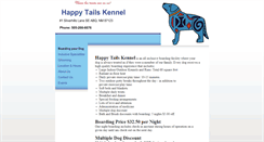 Desktop Screenshot of happytailskenl.com