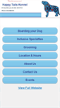 Mobile Screenshot of happytailskenl.com